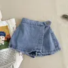 Shorts 2024 Sommerkinder Rock Mädchen süße Sportkleiderhose 2-7y Kinder elastische Taillenhose