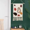 Tapestries Home Office Decor Handgemaakte muur Hangende geweven katoen Boho Macrame Tapestry