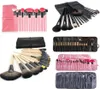 Nya borstuppsättningar 24st Professional Cosmetic Kits Foundation Powder Blush Eyeliner Artist Brushes Tool 3278045