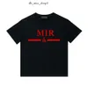 Amirir 셔츠 남성 Tshirt 디자이너 레터 셔츠 짧은 슬리브 티 프린트 패션 Am 여자 인쇄 짧은 슬리브 둥근 목 의류 플러스 티 xl xxl 크기 Amis 셔츠 195