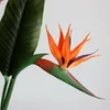 Dekorativa blommor 5st Artificial Bird of Paradise 22Im Fake Greenery Plant Simulation Silk Bouquet