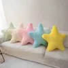 Gevulde pluche dieren stervormig kussen decoratief sterrenkussen voor bed zacht pluche duw kussen schattig kussen pluche kussen voor kinderslaapkamer woonkamer