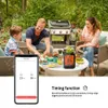 Tuya Digital Bluetooth Smart BBQ温度計LCDスクリーンキッチン料理食品肉温度計水ミルクオイル温度計240423