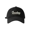 Ball Caps Summer Letter Embroidered Fashion Baseball Hats Women Men Solid Outdoor Casual Curled Brim Snapback Peaked