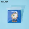 Brooches HALDER Thailand White Elephant Enamel Pins Cartoon Cute Animal Brooch Badge Backpack Lapel Jackets Jewelry Gifts For Women Men
