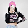 Wear Kpop Somi Tenfit Idol Jazz Dance Sequin GOGO DANCER Costume de scène Hiphop Design Women Street Wear Dance Rave Rave Festival Vêtements D240425