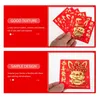 Enveloppe-cadeau Année des enveloppes chinoises de paquet rouge pliant de l'argent du festival du printemps
