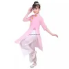 Stage Draag Kinderen Chinees Yangko Dance Dress Kids Girl Fan Kostuum Stage Kind Umbrella Dance Outfit Dance Wear D240425