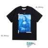 Off Whiteshirt Mens T-shirts märke ow off Mona Lisa Oil Målning Arrow Kort ärm Män och kvinnor avslappnad stor lös t-shirt 898