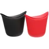 Ensembles de vaisselle 2 PCS Popcorn Backt Sacs Holder Silicone Containers Bowl Bowl Movie Night Silice Gel Réutilisable Microwavable