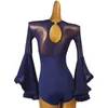 Stage Wear 2024 Nuovo abito da ballo da ballo da donna Garza sexy Party Standard High Modern Costumes Top Performance Wear Wear Abbite D240425