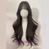 Perruques et morceaux de cheveux Tiktok Wig du même style Femme Femme Curly Nouveau processus de mise à niveau Big Saldp Wave Full Head Set recommandé