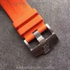 Piquet Audemar Audemar Mężczyźni czyste dla luksusowych zegarków Mechaniczne zegarek Seria 26703 Stand Orange Disc Automatyczne czas 42 mm gumowy pasek męski