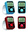 Handtelling met tijd LED -LICHT Digitale display Mini LCD Elektronische vingertellers Mechanische handmatige klikklik Tasbhee Tasbih Gift