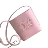 Bolsas de designer de Cellin Senior para mulheres para mulheres atualizadas mini bolsa de caçamba camada superior com couro com bolsas transversais de ombro único e fosco com logotipo original