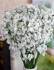 Gypsophila Baby039s Oddech sztuczne fałszywe jedwabne kwiaty roślina domowa dekoracja ślubna 6902576