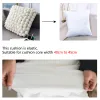 Pillow 100 Handmade Ball Design Cushion Cover Home Decorations Plush Pillow Covers For Sofa Chair Nordic Luxury Decorative Pillowcase