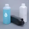 Speicherflaschen flüssige Farbe kosmetisch nachfüllbarer Behälter Langable Multi Purpose 500/1000 ml Durchscheinende Küche leer recycelbare Kunststoff
