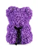 Dekorative Blumen 1PC Künstliche Blume Eternal Rose Teddybär für Mutter Tag Geburtstag Valentinstag Jubiläumsgeschenke Dekorationen Dekorationen