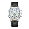 Bleu clair en verre clair courroie masculine Match Match Gift Quartz Watch