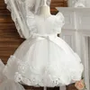 Abiti da ragazza NABINA BAMBINA FLOORE Princess Abito per bambini Summer Tuttu Wedding Birthday Party Abiti per 1-5 anni Girls Fluffy Gala Gown D240425