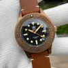 Orologi da polso in acciaio da uomo immerso da 41mm orologio da polso meccanico in bronzo da 41 mm da polso meccanico da 30 atm impermeabile c3 zaffiro luminoso nh35 ceramica cornice