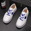 Casual Shoes European Style Dress Party Wedding Spring White Sneakers Round Toe Business Leisure Driving Walking Loafers T10