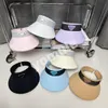 Fashion Designer Visor Hat Womens Multi Colours Visors Holiday Driving Driving Sunhat Sunhats Beach Beach Holiday Casquette Vuoto Visio Top Top Visor