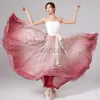 Stage Wear Big Swing Skirt Chiffon Dress Chinese Style Stage Performance Dress Gradient Color Flamenco Dance Skirt Lady Practice Dancewear d240425