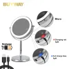 Device 7in 3x Magnifying Cosmetic Mirror with Usb Charging Touch Bath Vanity Dimmer Switch Make Up Double Side Desktop Mirror