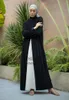 Ethnische kleding Arabische Maleis Indonesië Abaya -shirtjurk voor vrouwen Dubai Turkije Kaftan Moslim Cardigan Button Abayas Femme Caftan -kleding