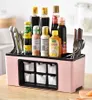 Kitchenware Functional Season Rack Bottle Can Multi Storage Set Box3089644