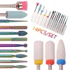 Bits 14 Pcs/box Professional Ceramic Nail Drill Bit Set Electric Manicure Nail File Bit For Acrylic Gel Nails And Cuticles