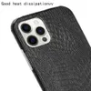 Случай с мобильными телефонами для iPhone 12 Pro Max Case для iPhone 12 Pro Luxury Classic Crocodile Pattern Pu Кожаный чехол для iPhone 12 мини -телефон D240424