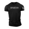 T-shirts voor heren retro spartan t-shirts mannen kleding y2k zomer korte mouw tees man casual tops o-neck oversized t shirt gym heren kledingl2404