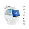 7 In 1 multifunctionele schoonheidsapparatuur ijsblauw intelligente huidanalysator Hydro Dermabrasion RF Fractional Beauty System Oxygen Hydrofaciale machine Microderma