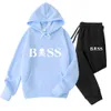 Nieuw merk Winter heren sets 2-delige hoodies+hardloopbroek Sportpakken Casual Men/Women Sweatshirts Tracksak Hooded Hooded Sportswear