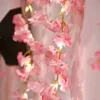 Cordes Cherry Blossom String Light 2m 20led Garland Artificial Flower Vines Fairy Lights For Bedroom Wedding Party Decoration