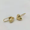 Boucles d'oreilles en peluche vintage gold gas