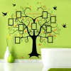 Stickers Large 160*204cm Family Tree Heartshaped Photo Frame Wall Sticker Love You Forever Bird Decals Mural Art Home Decor Removable