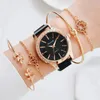 Polshorloges Fashion Women Watches Luxury Quartz Ladies Watch Clock Rose Gold Diamond Dial Jurk Casual polshorloge Relogio Feminino