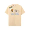 メンズデザイナーTシャツラグジュアリーブランドマンレメンズTシャツ文字プリント半袖夏のファッションシャツ男性ルースコットンカジュアルティー