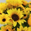 Künstliche Blumen Sonnenblumen Seiden Sonnenblume Seidenblumen Home Dekorationstisch Blumen DIY Hochzeitsdekorationen LL