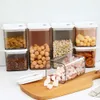 Alimentos recipientes de armazenamento de economias de alimentos cozinha e organização caixas de alimentos lacrados em massa Organizador de plástico ordens h240425