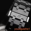 AP Timeless Qurist Watch Royal Oak Series 26579ce Black Ceramic Automatic Machinery Mens 41mm Black Ceramic Watch