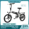 Cykel EKX XT5 Foldning Vuxna Electric Bicycle 500W Brushless Motor Aluminium Alloy Mini Ebikes Litium Batterifattig Portable E Bike Moped