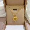 Pendant Necklaces Fashion European and American Heart Love You In My Heart Necklace Shiny Jewelry Love You Always In My Heart Pendant Gift