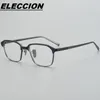 サングラスフレーム眼鏡プラスオプティクスフレームメガネメンチタンフルリムアイウェア処方眼鏡DRX-2024