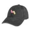 Beretten Zure Gummy Worm Rood en Geel Cowboy Hat Beach Outing Trucker Cap Hood Luxury Man Women Fashion Men's