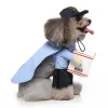Одежда для собак Хэллоуин Костюмы забавный курьерский костюм для собак.